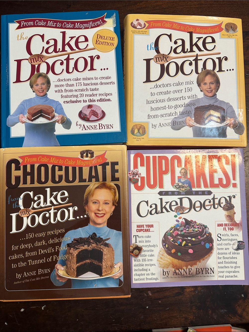 Cake Mix Doctor Book Collection - Set of 4 Books Anne Byrn